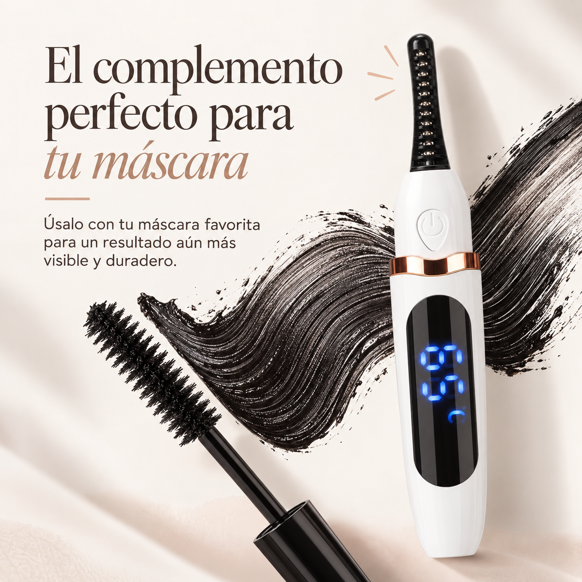 Encrespador de pestañas eléctrico