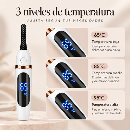 Encrespador de pestañas eléctrico